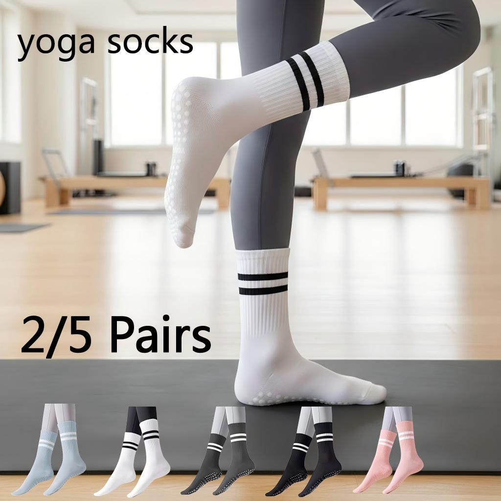 Pilates Yoga Gear - Women Non Slip Yoga Socks, Grippy