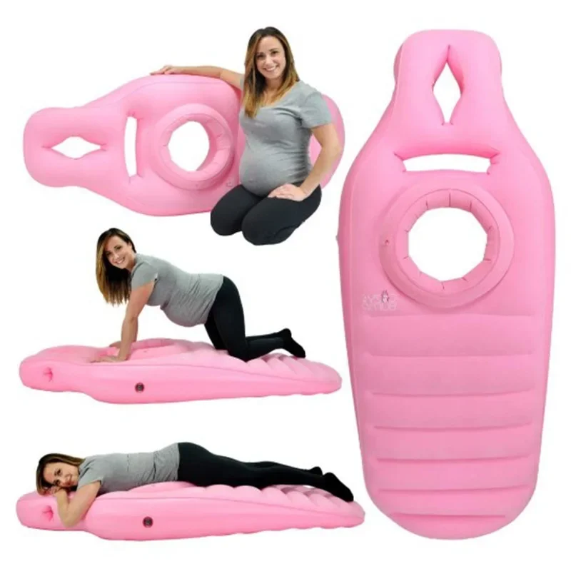 Pilates Yoga Gear - Inflatable Pregnancy Pillow Yoga Mat For