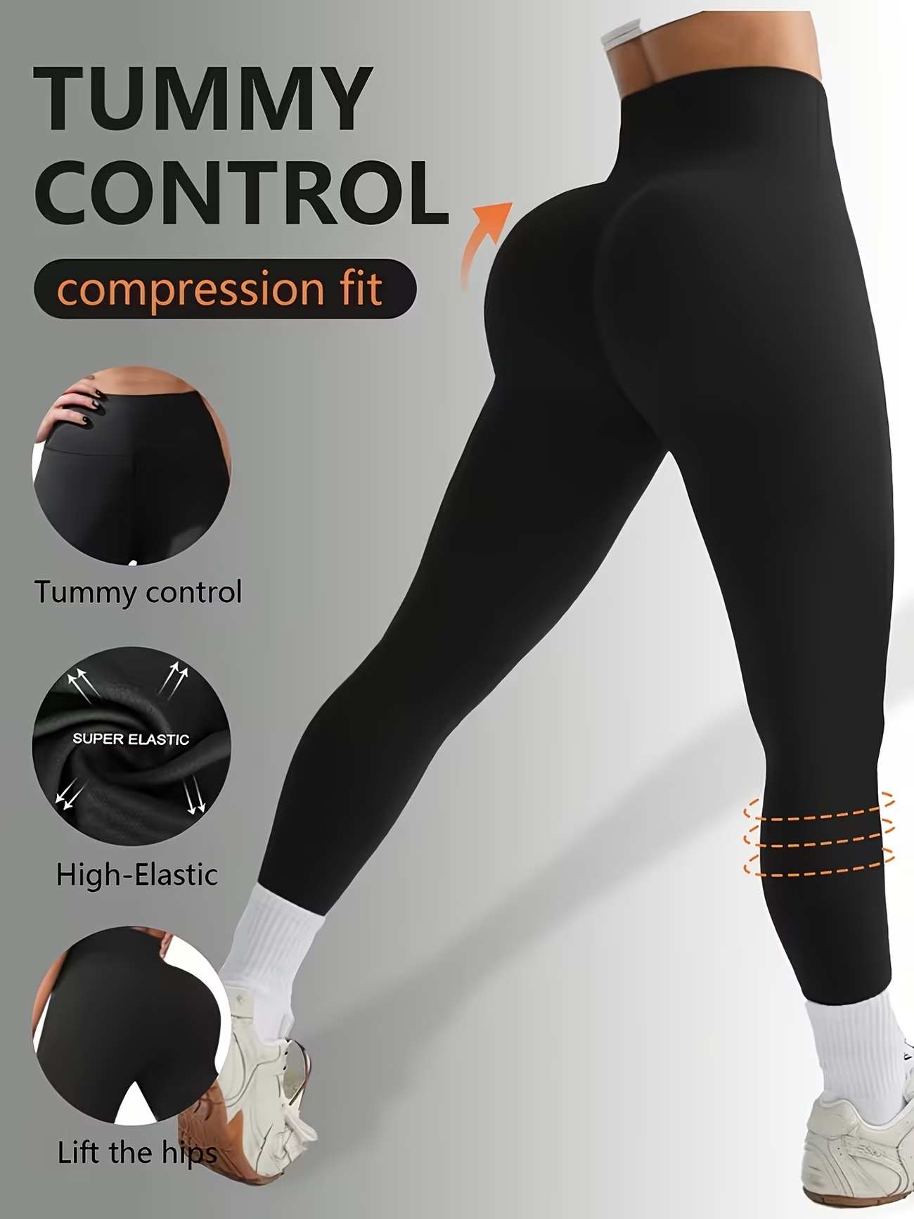 Pilates In Yoga Pants - High Waist Yoga Sports Leggings Seam