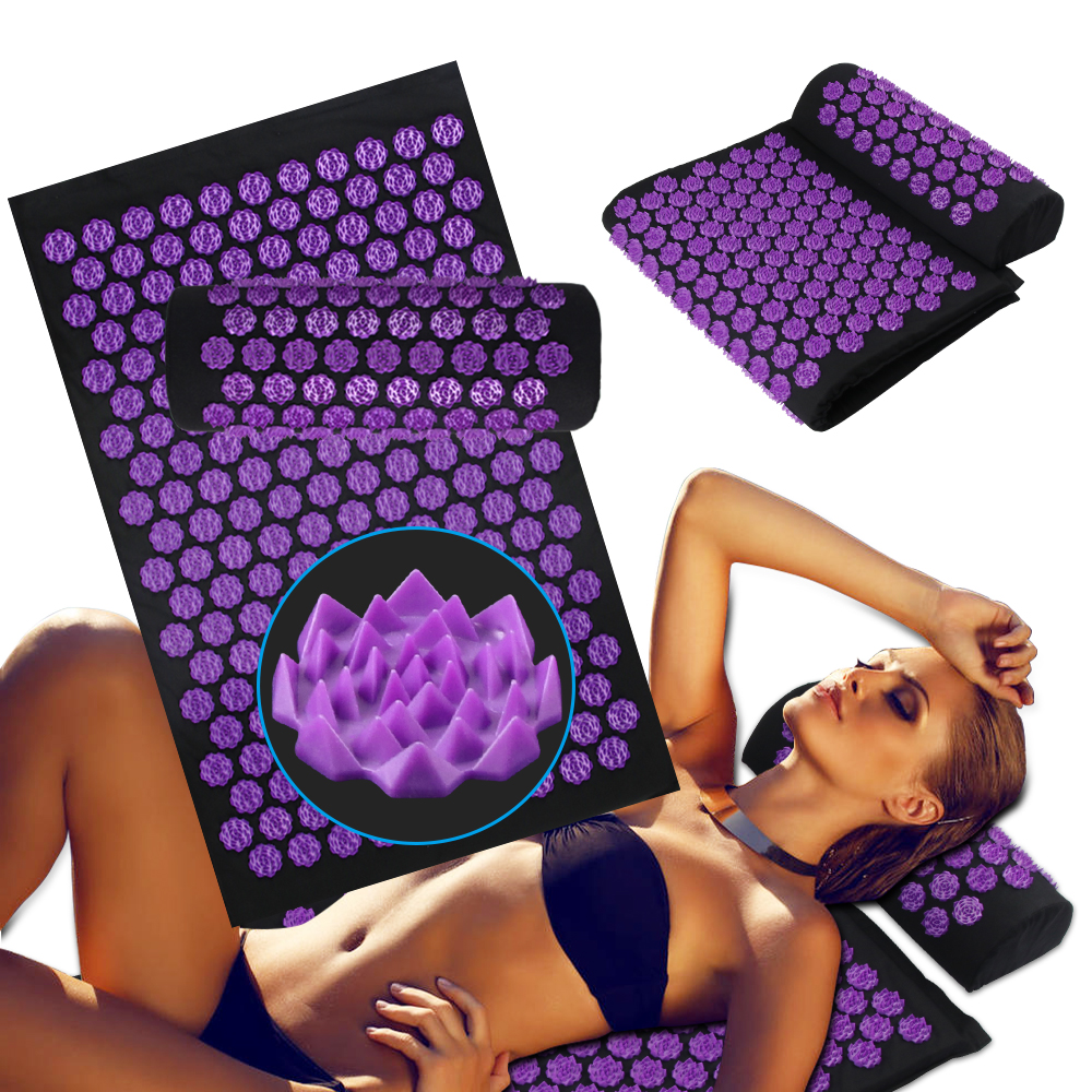 Pilates Yoga Gear - Acupressure Yoga Mat Kuznetsov's Applicator Cushion