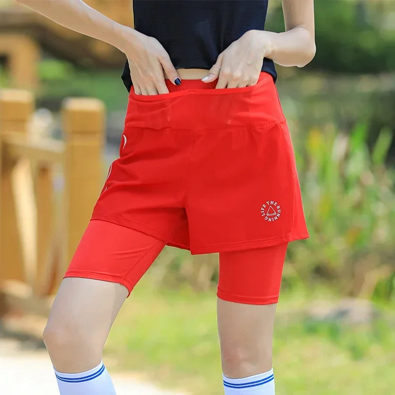 Pilates Yoga Wear - High Waist Women's Shorts Workout Sport