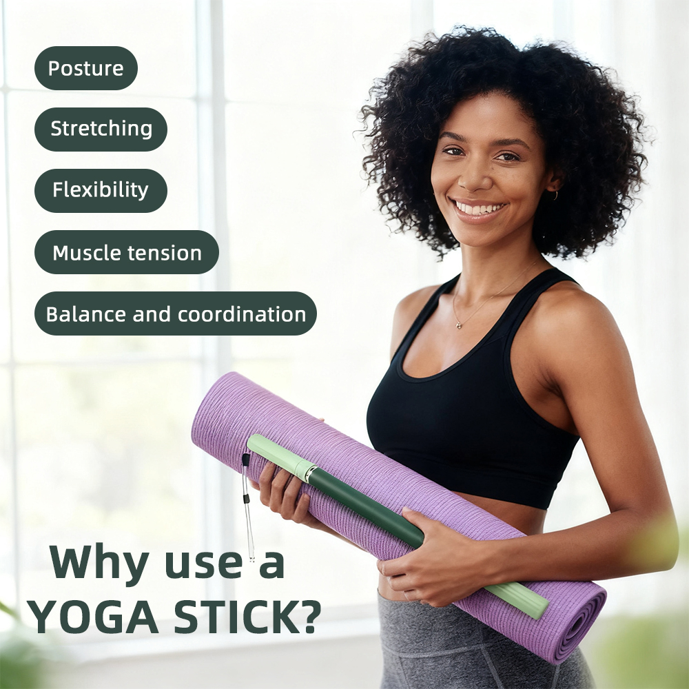 Yoga Fascia Stick Ergonomic Mu - مراجعة Pilates Yoga Gear وسعره