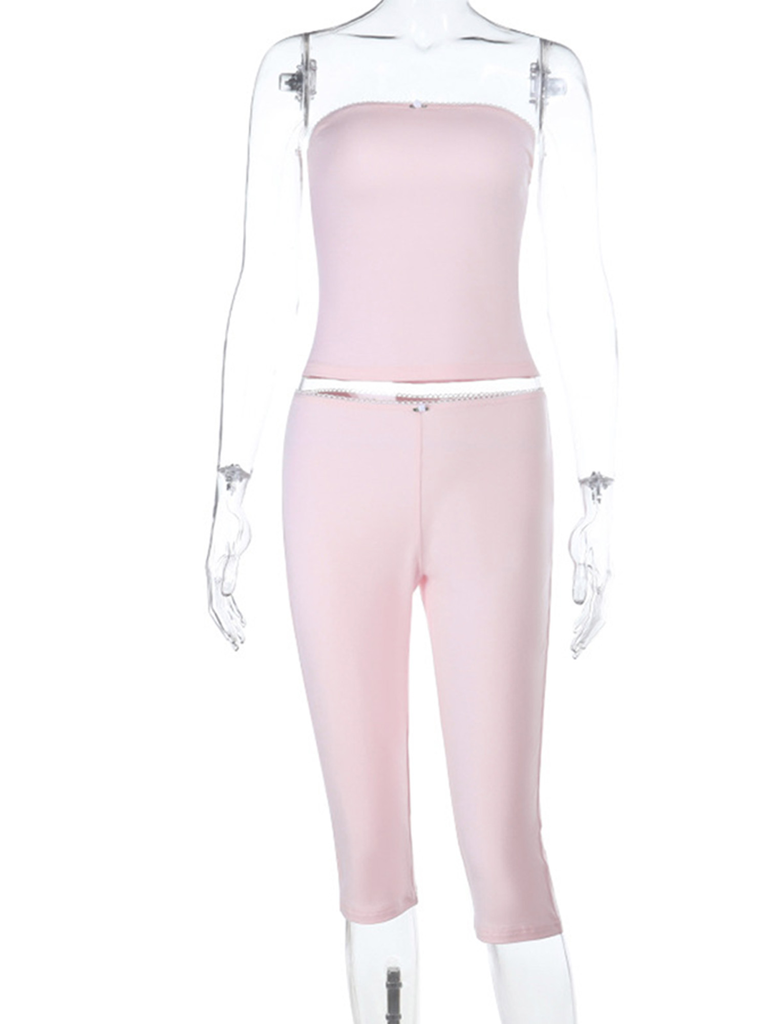 Women Yoga Outfit Strapless Tu - مراجعة Pilates Yoga Outfit وسعره
