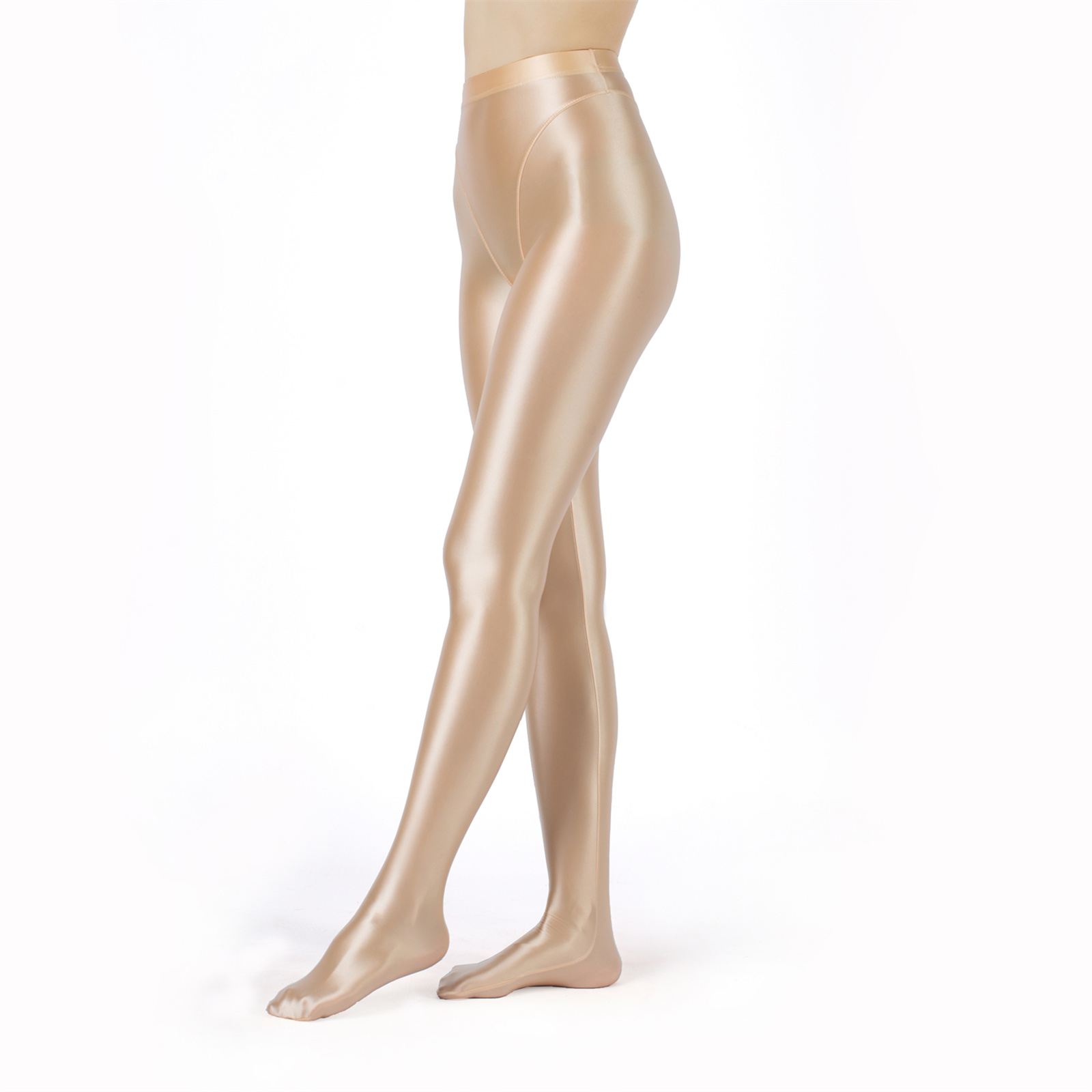 Womens Oil Shiny Tights Pants  - مراجعة Pilates In Yoga Pants وسعره