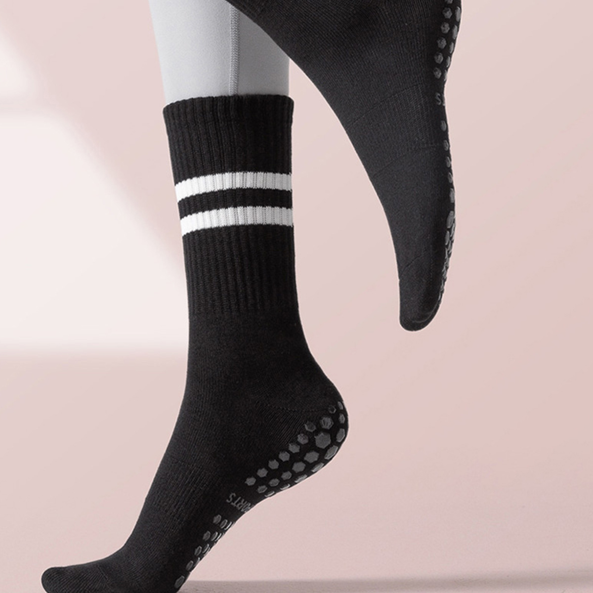 Pilates Socks with Grips for W - مراجعة Medias Para Pilates Y Yoga وسعره