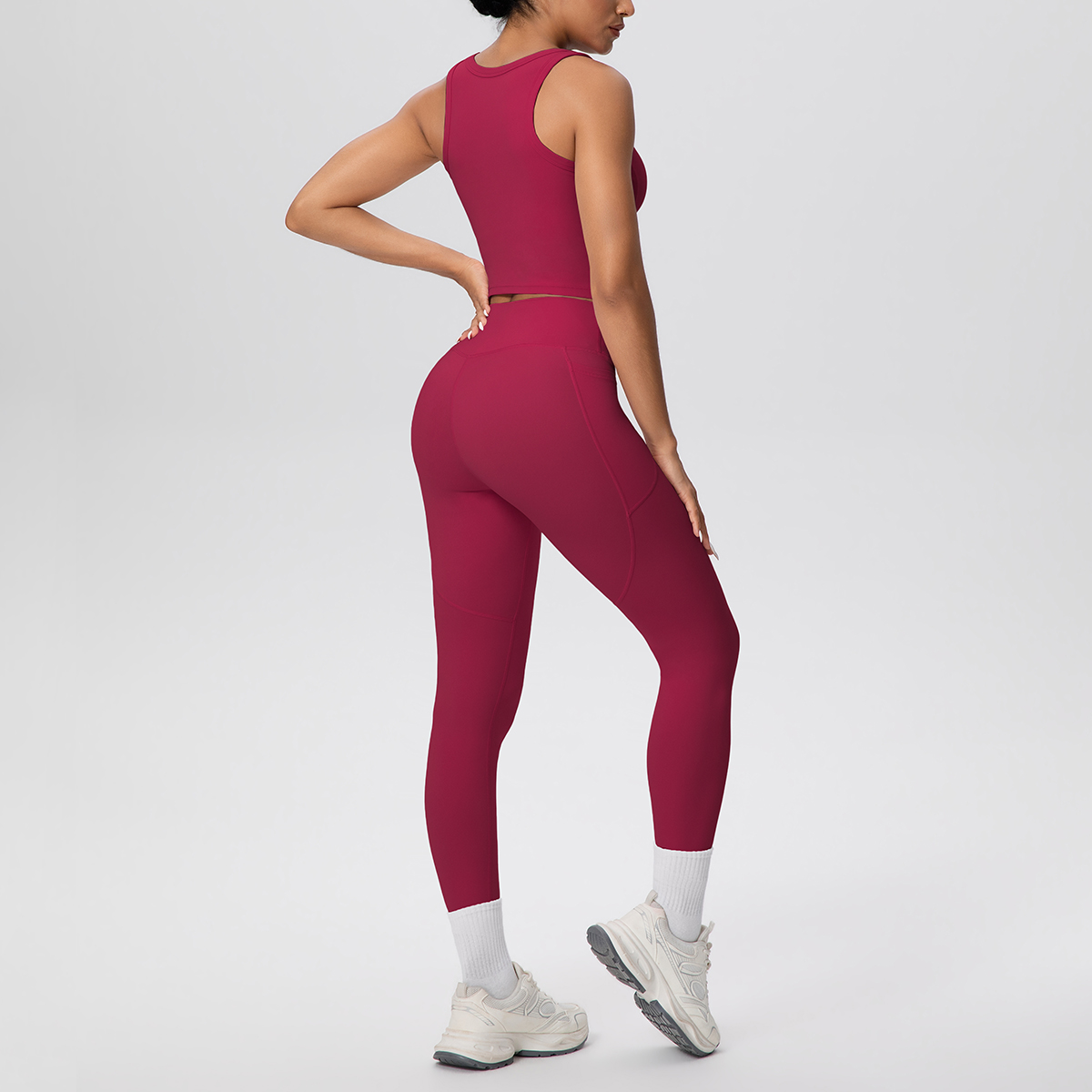 Sport Leggings Yoga Set Women  - مراجعة Pilates Yoga Outfit وسعره