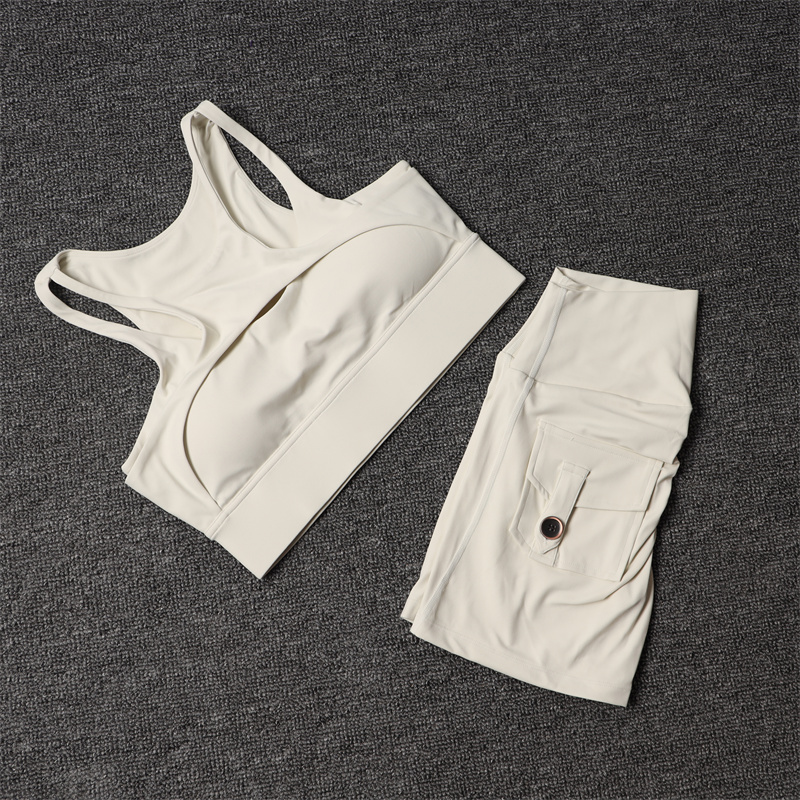 Fitness Shorts Yoga Sets Women - مراجعة Pilates Yoga Gear وسعره