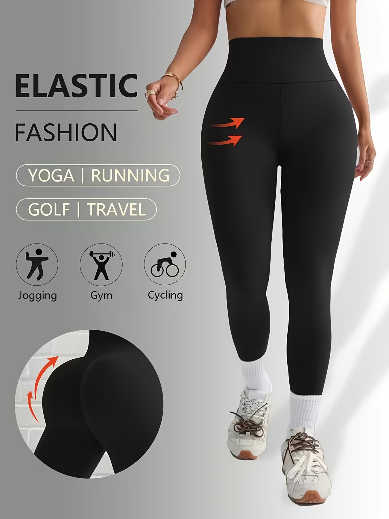 High Waist Yoga Sports Legging - مراجعة Pilates In Yoga Pants وسعره