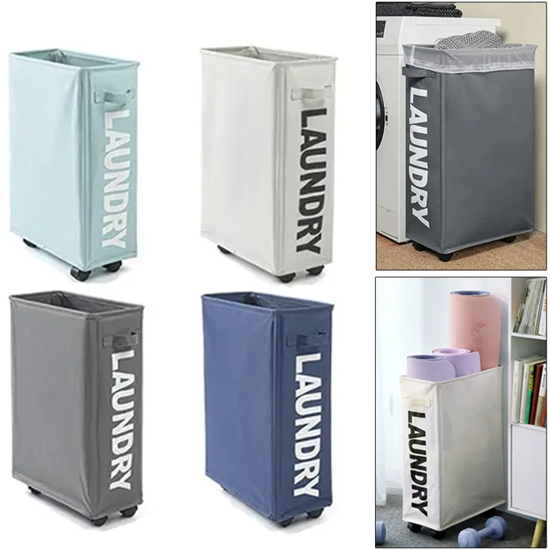 Laundry Basket with Wheels Lar - مراجعة Pilates Yoga Gear وسعره