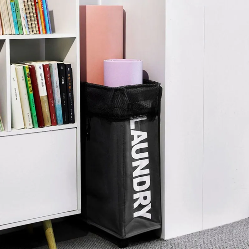 Laundry Basket with Wheels Lar - مراجعة Pilates Yoga Gear وسعره