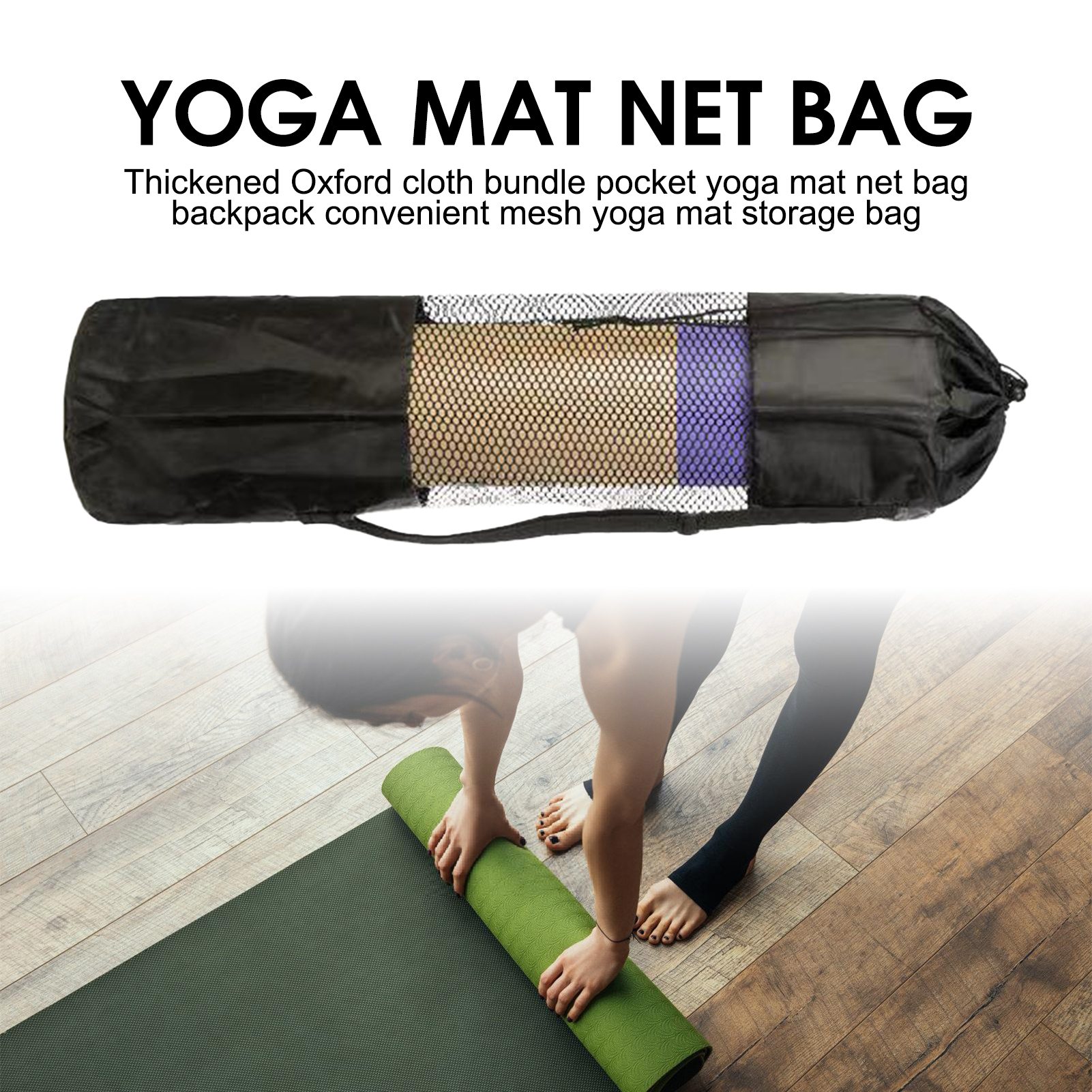 Yoga Mat Bag with Mesh Window  - مراجعة Pilates Yoga Gear وسعره