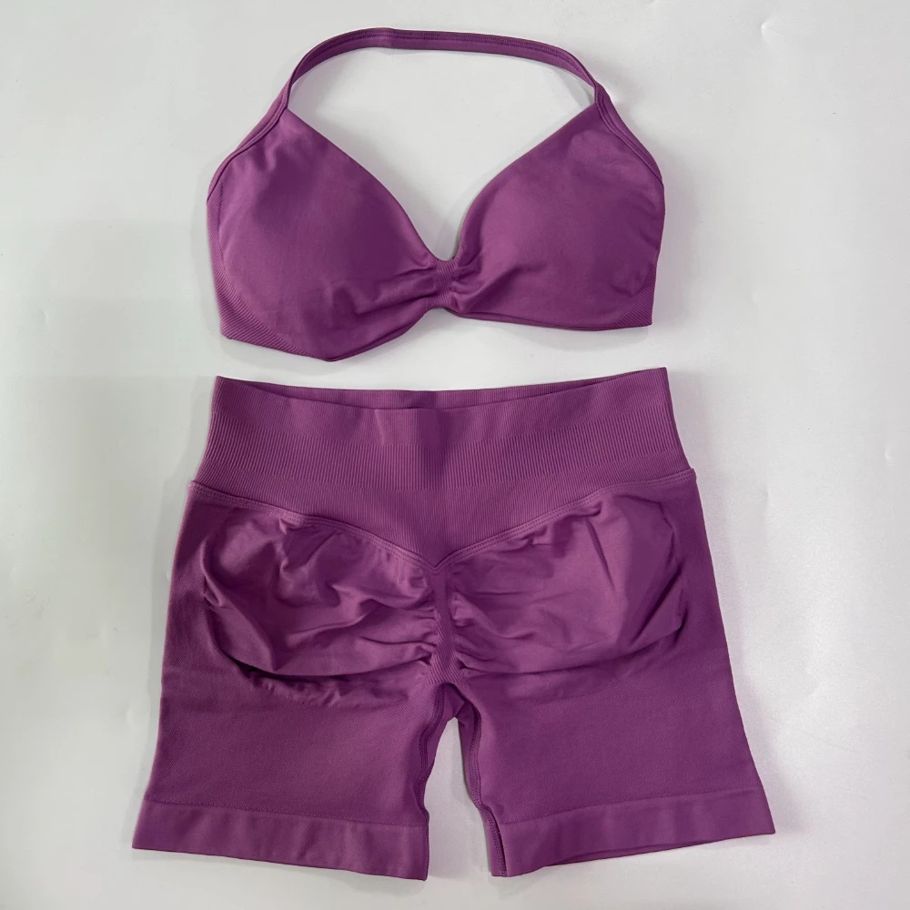 Ruched Seamless Yoga Set for W - مراجعة Pilates Yoga Outfit وسعره