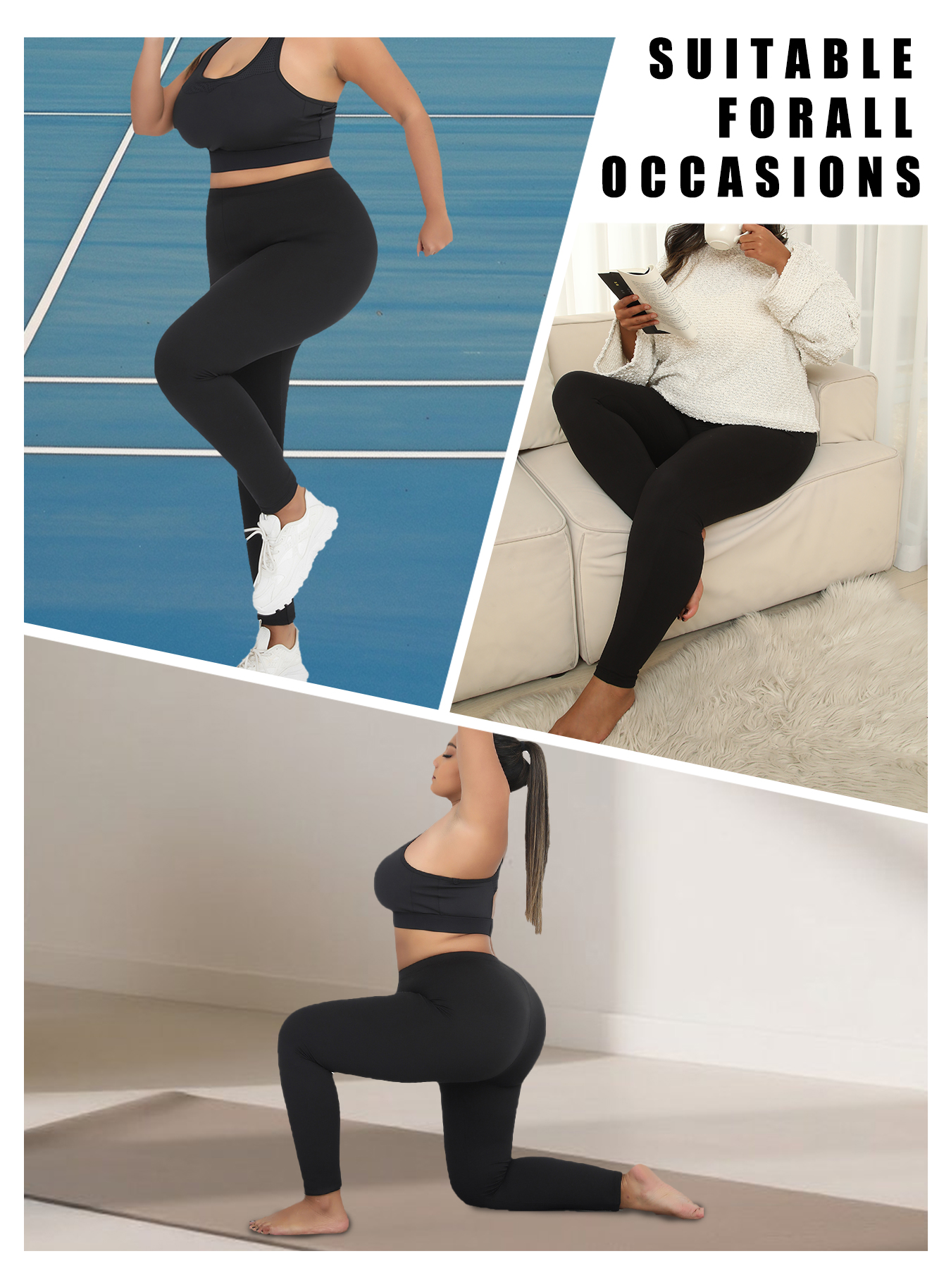 Plus Size Super Soft Sport Leg - مراجعة Pilates Yoga Outfit وسعره