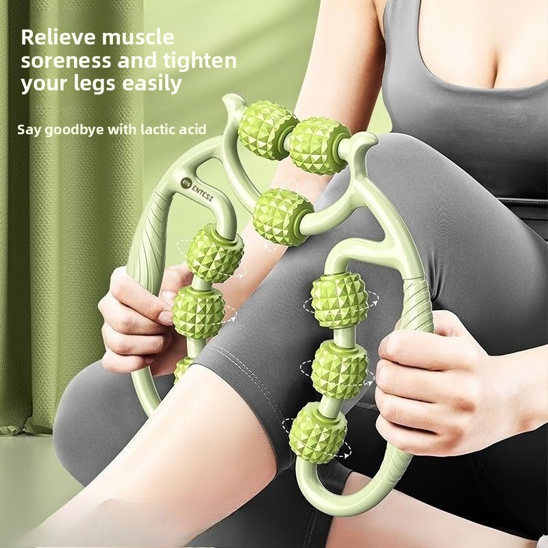 9 Wheel Leg Massager Circular  - مراجعة Pilates Yoga Gear وسعره