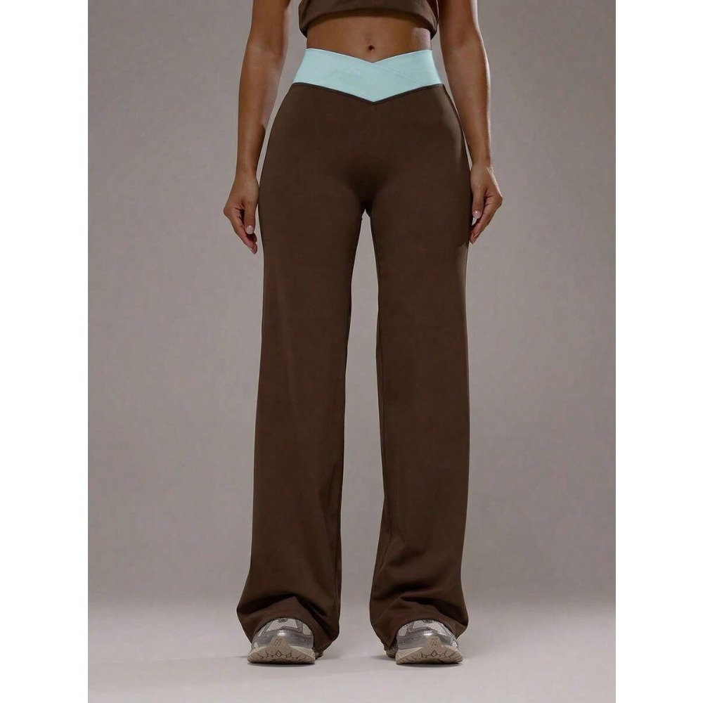 Sport Cross Waistband Layered  - مراجعة Pilates In Yoga Pants وسعره