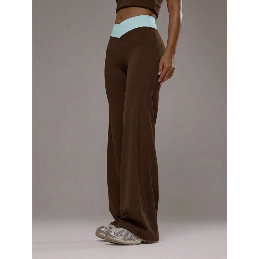 Sport Cross Waistband Layered  - مراجعة Pilates In Yoga Pants وسعره