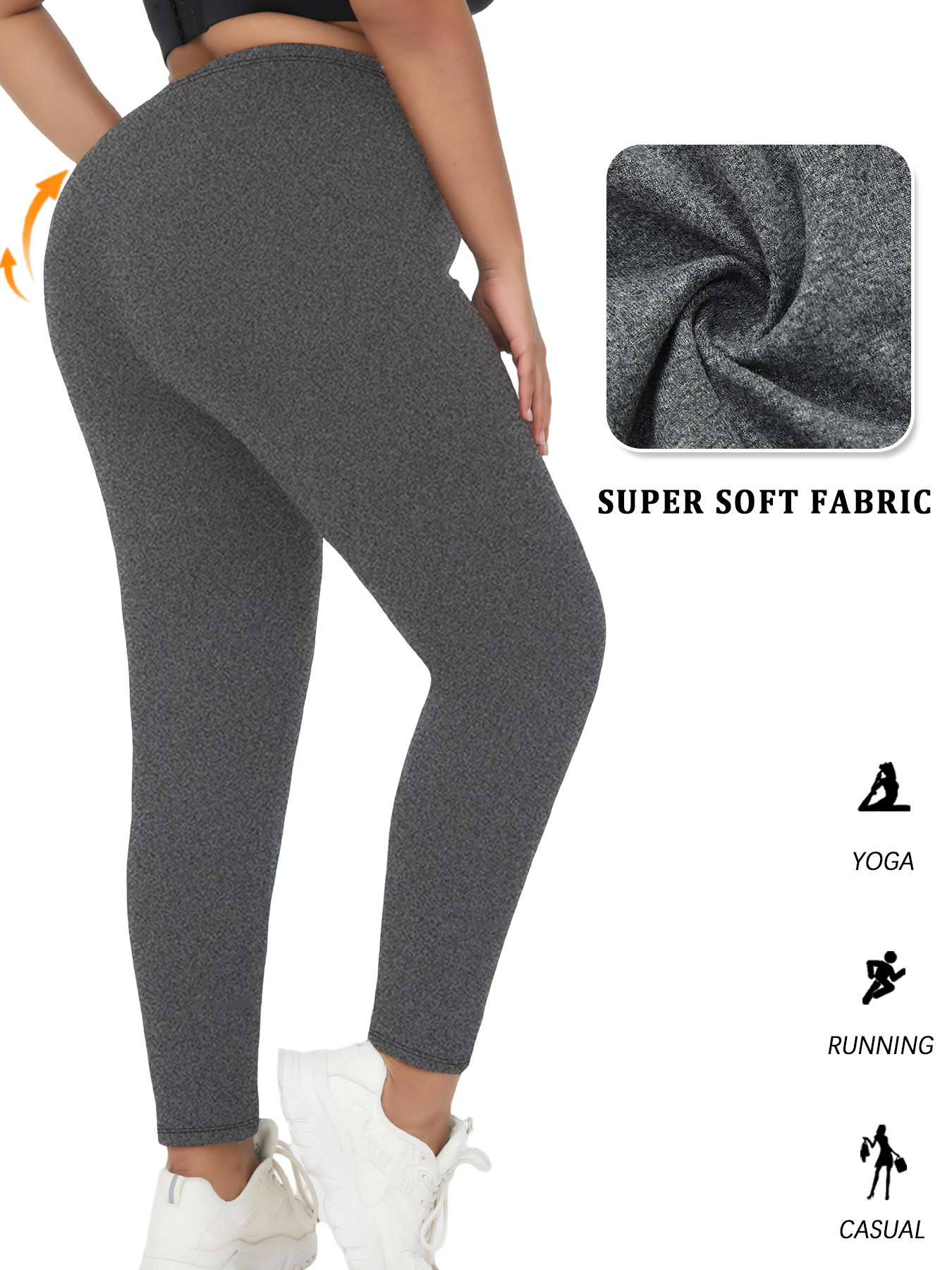 Plus size Women's Low Rise Wor - مراجعة Pilates Yoga Outfit وسعره