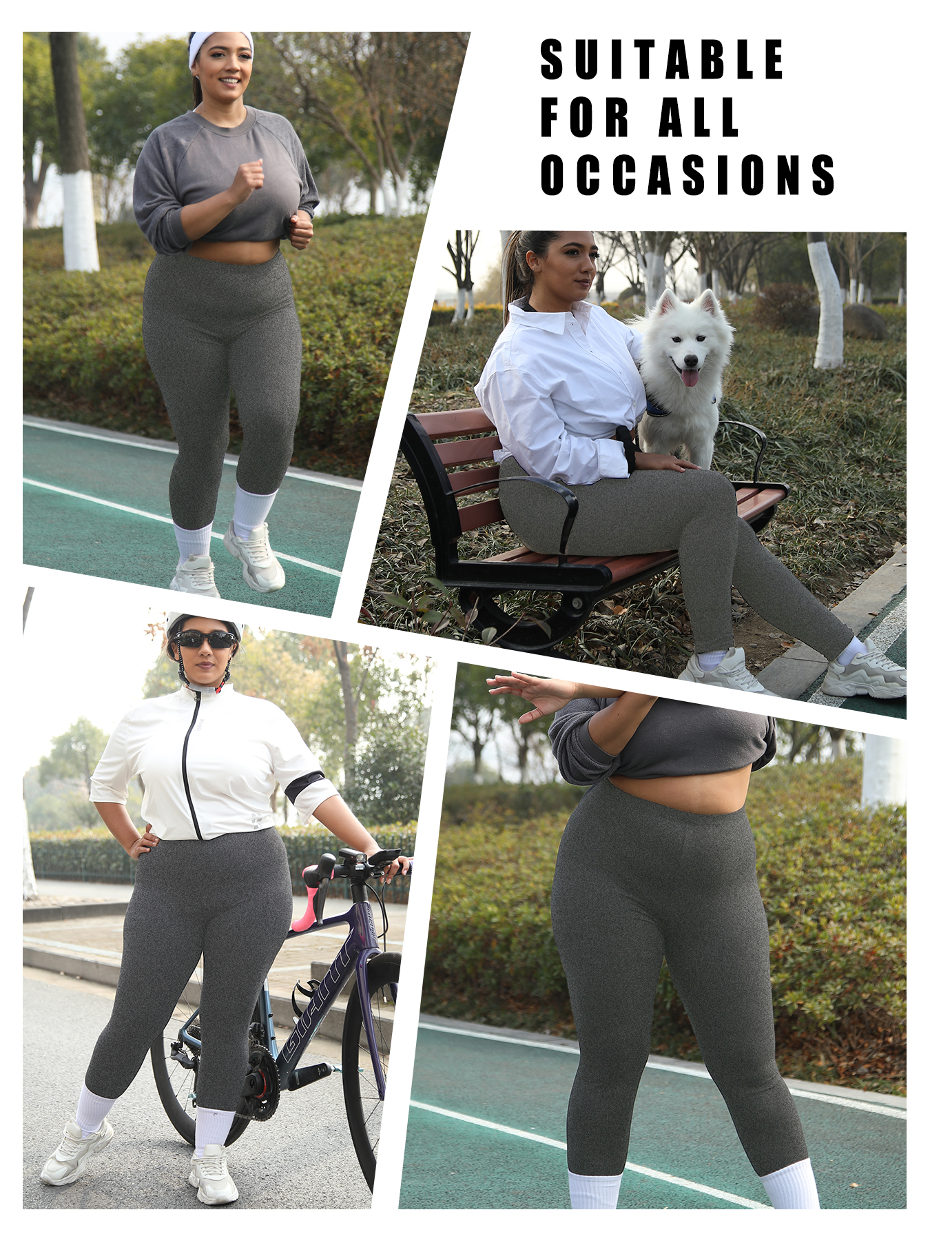 Plus size Women's Low Rise Wor - مراجعة Pilates Yoga Outfit وسعره