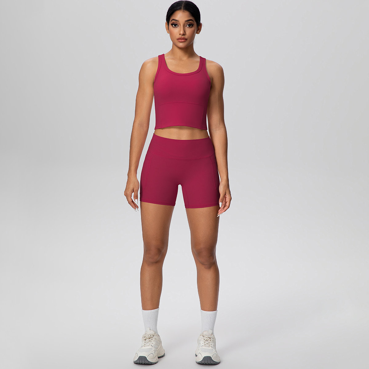 2PCS Women Summer Fitness Spor - مراجعة Pilates Yoga Gear وسعره
