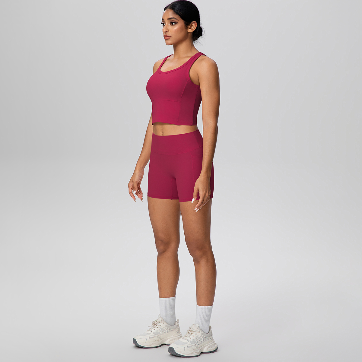 2PCS Women Summer Fitness Spor - مراجعة Pilates Yoga Gear وسعره
