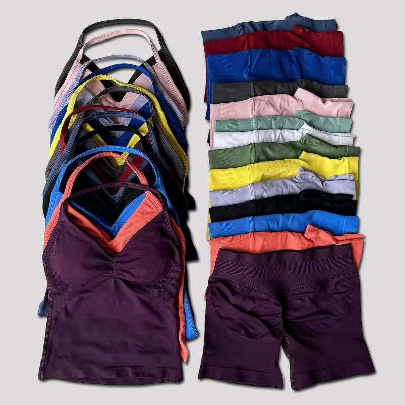 1-2 Pieces Gym Set Women Backl - مراجعة Pilates Yoga Outfit وسعره