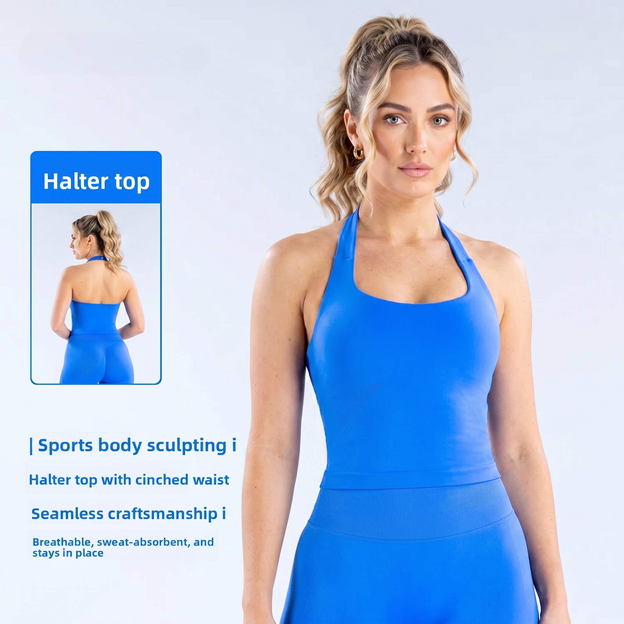 DenyfFitness Halter Top Woman  - مراجعة Pilates Yoga Wear وسعره
