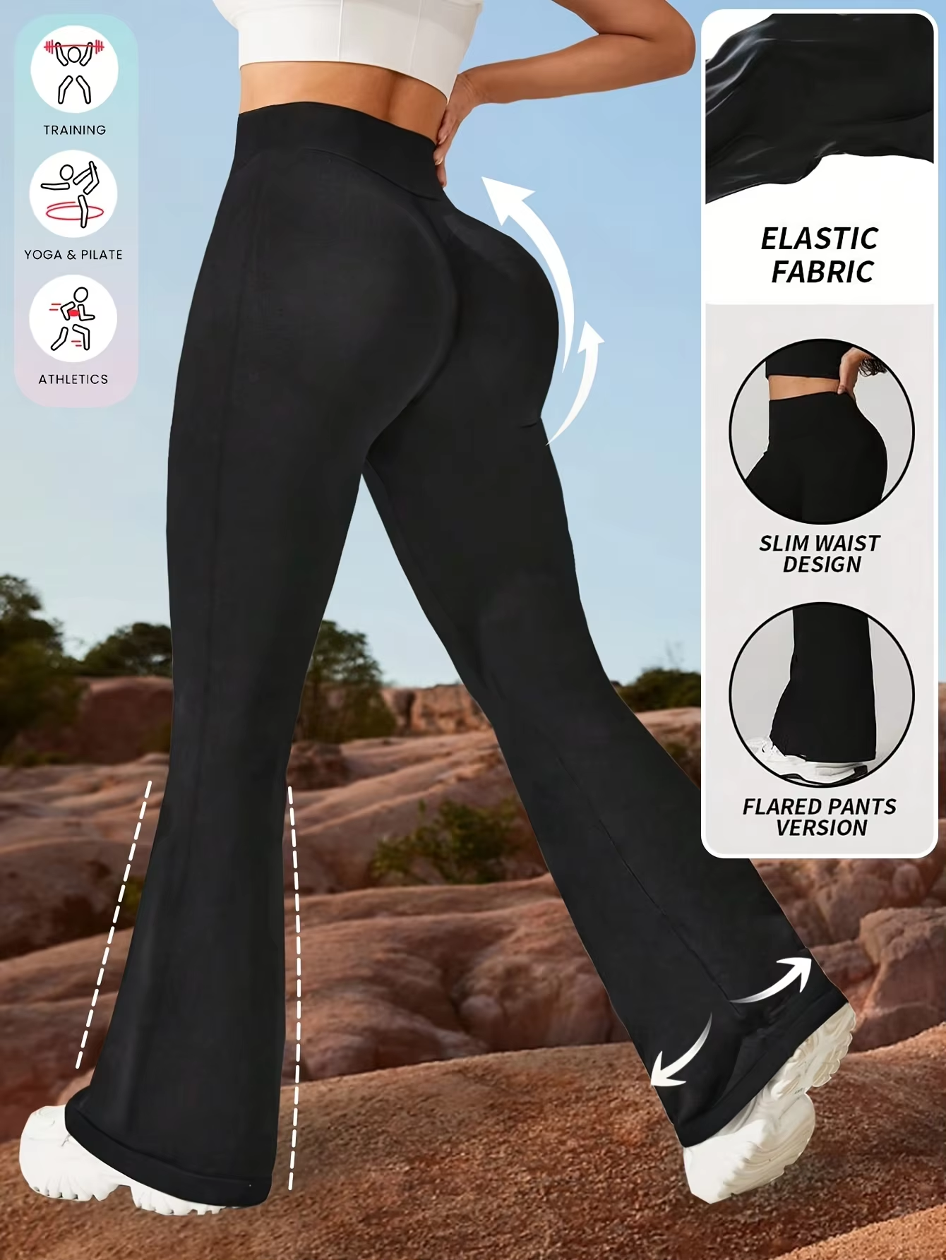 Womens Yoga Pants Flared Leggi - مراجعة Pilates In Yoga Pants وسعره