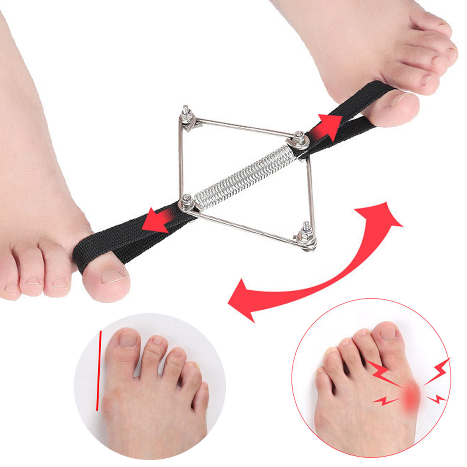 Bunion Corrector Nylon Steel S - مراجعة Pilates Yoga Wellness وسعره