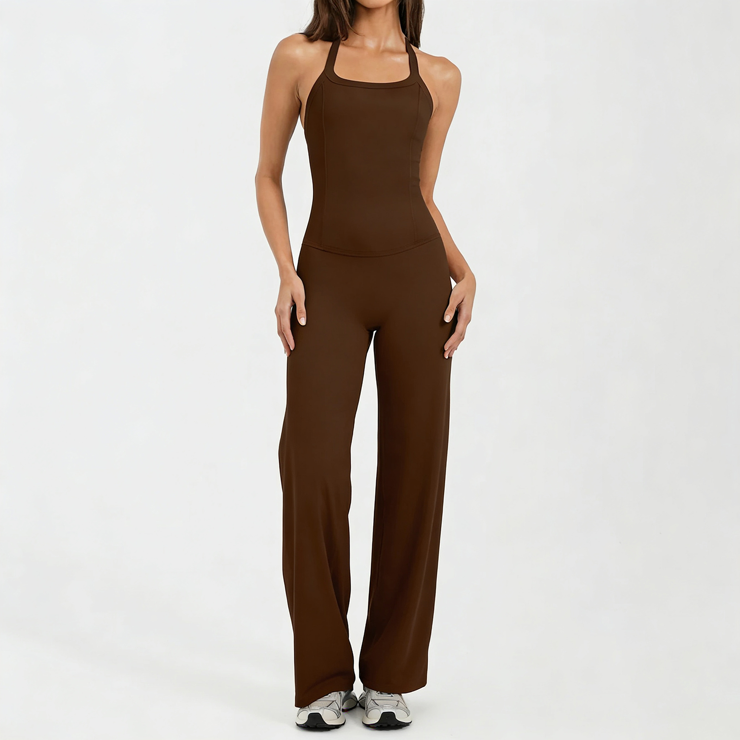 Halter Yoga Vest Shockproof GY - مراجعة Pilates In Yoga Pants وسعره