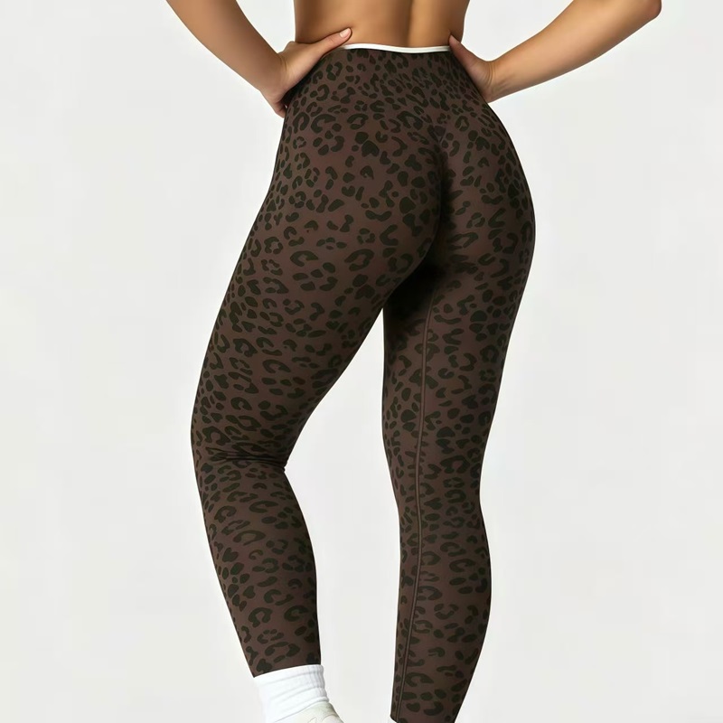 Sports Pants Leopard Print Sho - مراجعة Pilates In Yoga Pants وسعره