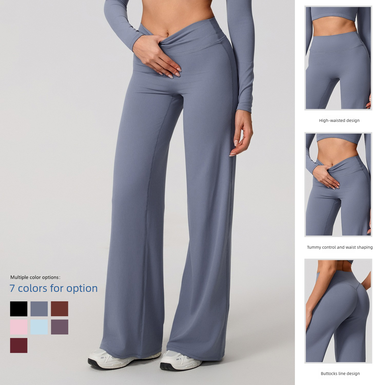 Lezyan Loose Soft Yoga Wide Le - مراجعة Pilates In Yoga Pants وسعره