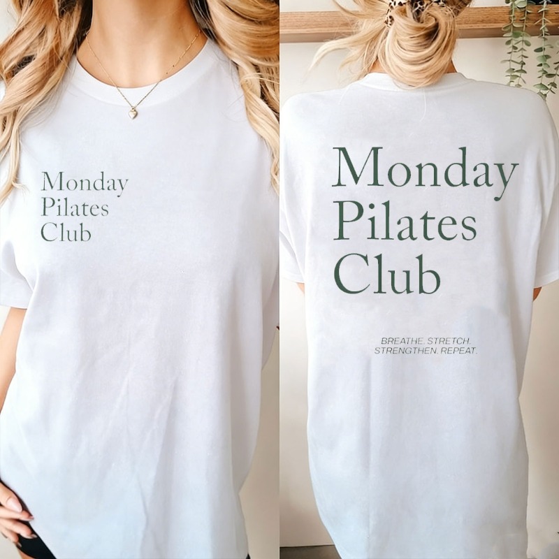 Shirt for Pilates Monday Pilat - مراجعة Pilates Yoga Wellness وسعره